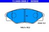 Set placute frana ATE 13.0460-5668.2