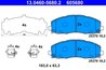 Set placute frana ATE 13.0460-5680.2