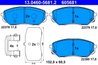 SET PLACUTE FRANA ATE 13.0460-5681.2 - Compatibil cu HYUNDAI, KIA