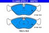 SET PLACUTE FRANA ATE 13.0460-5703.2 - Compatibil cu SAAB
