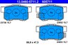 Set placute frana ATE 13.0460-5711.2