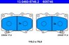 SET PLACUTE FRANA ATE 13.0460-5746.2 - Compatibil cu LEXUS, TOYOTA