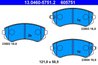 Set placute frana ATE 13.0460-5751.2