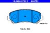 SET PLACUTE FRANA ATE 13.0460-5752.2 - Compatibil cu NISSAN, SUZUKI