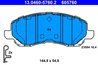 Set placute frana ATE 13.0460-5760.2