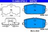 Set placute frana ATE 13.0460-5762.2