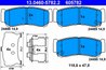 SET PLACUTE FRANA ATE 13.0460-5782.2 - Compatibil cu HYUNDAI