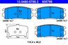 Set placute frana ATE 13.0460-5788.2