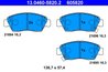 Set placute frana ATE 13.0460-5820.2