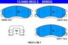 SET PLACUTE FRANA ATE 13.0460-5832.2 - Compatibil cu DAEWOO, HYUNDAI, SSANGYONG