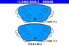 SET PLACUTE FRANA ATE 13.0460-5848.2 - Compatibil cu TOYOTA