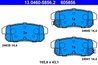 Set placute frana ATE 13.0460-5856.2