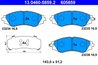Set placute frana ATE 13.0460-5859.2
