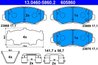 Set placute frana ATE 13.0460-5860.2