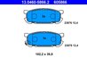 SET PLACUTE FRANA ATE 13.0460-5866.2 - Compatibil cu MAZDA