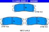 Set placute frana ATE 13.0460-5980.2