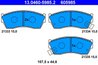 SET PLACUTE FRANA ATE 13.0460-5985.2 - Compatibil cu SUBARU, SUZUKI
