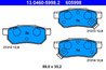 SET PLACUTE FRANA ATE 13.0460-5998.2 - Compatibil cu HONDA, MG, ROVER