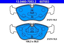 Set placute frana ATE 13.0460-7053.2