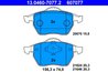 SET PLACUTE FRANA ATE 13.0460-7077.2 - Compatibil cu AUDI, VW