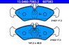 SET PLACUTE FRANA ATE 13.0460-7083.2 - Compatibil cu MERCEDES-BENZ, VW