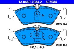 Set placute frana ATE 13.0460-7084.2