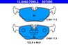 SET PLACUTE FRANA ATE 13.0460-7090.2 - Compatibil cu BMW