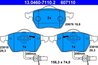 Set placute frana ATE 13.0460-7110.2