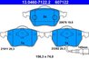 SET PLACUTE FRANA ATE 13.0460-7122.2 - Compatibil cu AUDI, SEAT, SKODA, VW