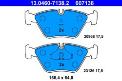 Set placute frana ATE 13.0460-7138.2