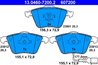 Set placute frana ATE 13.0460-7200.2