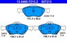SET PLACUTE FRANA ATE 13.0460-7213.2 - Compatibil cu DAIHATSU, TOYOTA