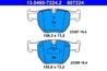 Set placute frana ATE 13.0460-7224.2