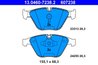 Set placute frana ATE 13.0460-7238.2