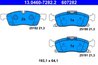 SET PLACUTE FRANA ATE 13.0460-7282.2 - Compatibil cu JEEP, MERCEDES-BENZ