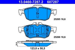 SET PLACUTE FRANA ATE 13.0460-7287.2 - Compatibil cu RENAULT