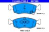 Set placute frana ATE 13.0460-7289.2
