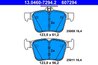 Set placute frana ATE 13.0460-7294.2
