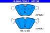 SET PLACUTE FRANA ATE 13.0460-7296.2 - Compatibil cu BMW