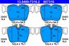 SET PLACUTE FRANA ATE 13.0460-7316.2 - Compatibil cu MERCEDES-BENZ