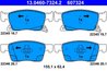 SET PLACUTE FRANA ATE 13.0460-7324.2 - Compatibil cu CHEVROLET, OPEL, VAUXHALL