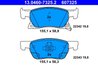 SET PLACUTE FRANA ATE 13.0460-7325.2 - Compatibil cu CHEVROLET, OPEL, VAUXHALL