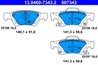 SET PLACUTE FRANA ATE 13.0460-7343.2 - Compatibil cu JEEP