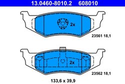 Set placute frana ATE 13.0460-8010.2