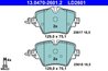SET PLACUTE FRANA ATE 13.0470-2601.2 - Compatibil cu BMW, MINI, TOYOTA