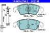 SET PLACUTE FRANA ATE 13.0470-2746.2 - Compatibil cu AUDI