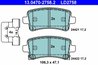 Set placute frana ATE 13.0470-2758.2