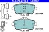 SET PLACUTE FRANA ATE 13.0470-2782.2 - Compatibil cu MERCEDES-BENZ
