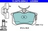 SET PLACUTE FRANA ATE 13.0470-2894.2 - Compatibil cu AUDI, SEAT, SKODA, VW