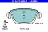 SET PLACUTE FRANA ATE 13.0470-3988.2 - Compatibil cu FORD, JAGUAR, RENAULT